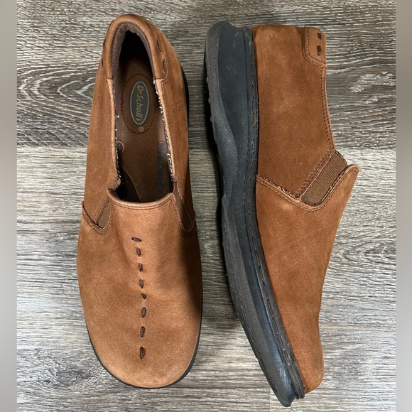 Dr. Scholl’s Double air pillow leather suede shoes, sz9.5 - Picture 1 of 8